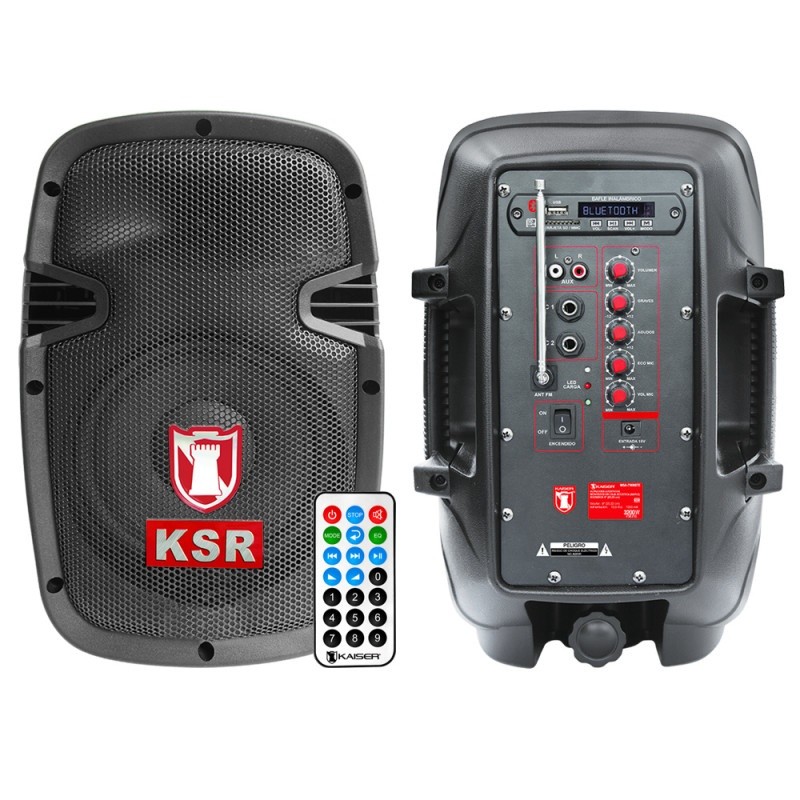 KSR Bafle 8 MSA 7908BTE Bluetooth Inalámbrico 20W RMS 3200W PMPO