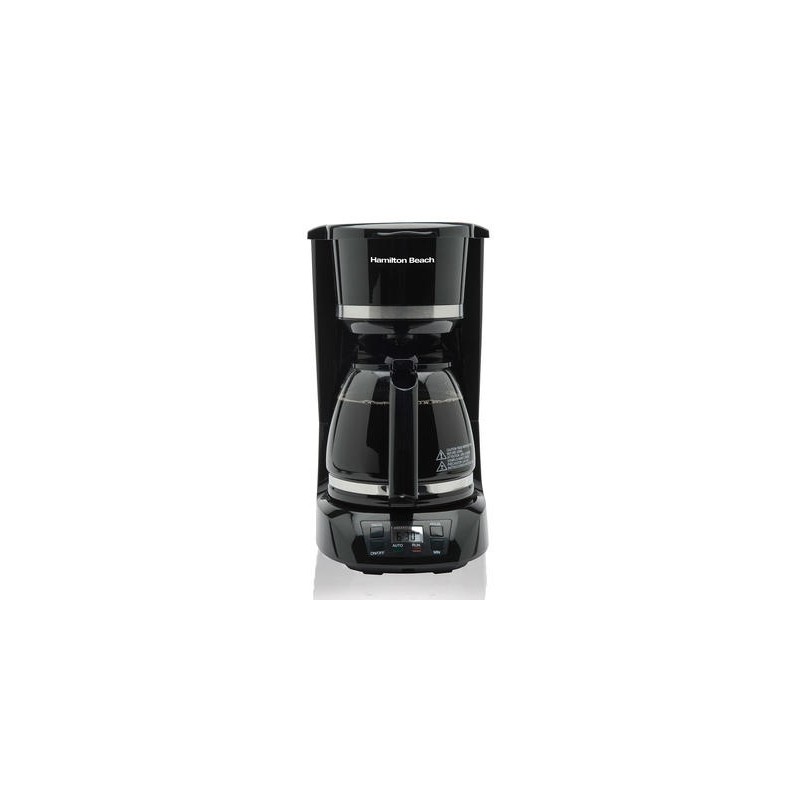 Hamilton Beach Cafetera Programable Mx Tazas Negro