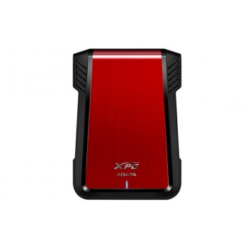 Adata Gabinete de Disco Duro EX500, 2.5'', SATA III, USB 3.0, Negro/Rojo - Envío Gratis