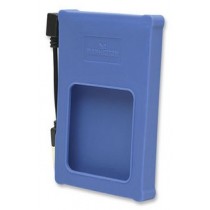 Manhattan Gabinete de Disco Duro 2.5'' SATA, USB 2.0 Silicona Azul - Envío Gratis