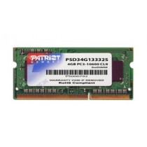 Memoria RAM Patriot Memory DDR3, 1333MHz, 4GB, Non-ECC, CL9, SO-DIMM - Envío Gratis