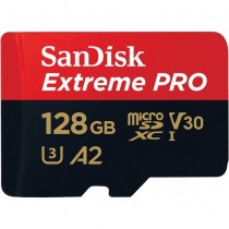 Memoria Flash SanDisk Extreme Pro, 128GB MicroSDXC Clase 10, con Adaptador - Envío Gratis