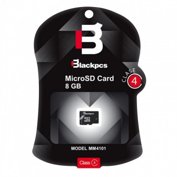 Memoria Flash Blackpcs MM410, 8GB MicroSD Clase 4, con Adaptador - Envío Gratis