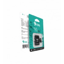 Memoria Flash Stylos, 8GB MicroSD Clase 4, con Adaptador - Envío Gratis