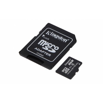 Memoria Flash Kingston, 8GB microSDHC UHS-I Clase 10 para Temperaturas Industriales, con Adaptador - Envío Gratis