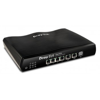 Router Draytek Ethernet con Firewall Vigor2926, Alámbrico, 4x RJ-45, 2x USB 2.0, Negro - Envío Gratis