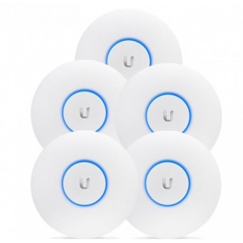 Access Point Ubiquiti Networks UAP-AC-LR-5, Inalámbrico, 1000 Mbit/s, 2.4/5GHz, 1 Antena de 3dBi, Paquete de 5 Piezas - Envío Gr