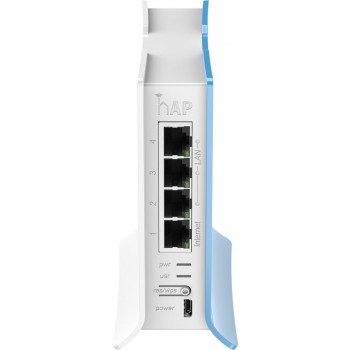 Access Point MikroTik hAP Lite, 300 Mbit/s, 4x RJ-45, 2.4GHz, 2 Antenas de 1.5dBi - Envío Gratis