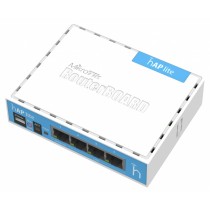 Access Point MikroTik hAP lite RB941-2ND, 2.4GHz, 4x RJ-45, Antena de 1.5dBi - Envío Gratis