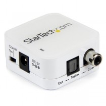 StarTech.com Adaptador de Audio Digital Óptico de Doble Vía Coaxial a Toslink - Envío Gratis