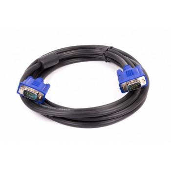 Naceb Cable VGA (D-Sub) Macho - VGA (D-Sub) Macho, 1.5 Metros, Negro/Azul - Envío Gratis