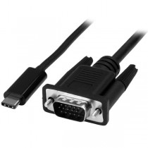 StarTech.com Cable Convertidor USB-C Macho - VGA Macho, 1 Metro, Negro - Envío Gratis