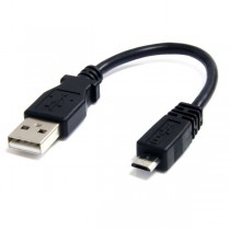 StarTech.com Cable Adaptador USB A Macho - micro USB B Macho para Teléfono Celular, 15cm, Negro - Envío Gratis