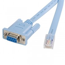 StarTech.com Cable RJ45 Macho - Serial DB9 Hembra, 1.8 Metros, Azul - Envío Gratis