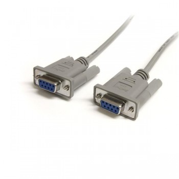 StearTech.com Cable Serial DB9 Hembra - Serial DB9 Hembra, 1.8 Metros, Gris - Envío Gratis