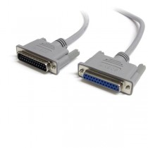 StarTech.com Cable Serial/Paralelo Recto DB25 Macho - Hembra, 1.8 Metros, Gris - Envío Gratis