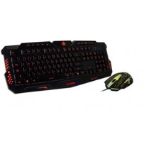 Kit Gamer de Teclado y Mouse Eagle Warrior incluye G79 + G16, Alámbrico, USB, Negro (Español) - Envío Gratis