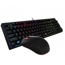 Kit Gamer de Teclado y Mouse Cooler Master MasterKeys Lite L, Alámbrico, USB, Negro (Español) - Envío Gratis