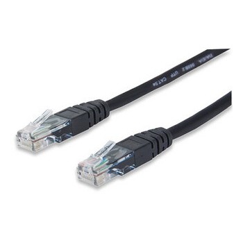 Manhattan Cable Patch Cat5e UTP, RJ-45 Macho - RJ-45 Macho, 2 Metros, Negro - Envío Gratis