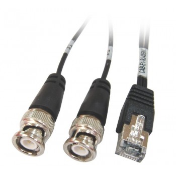 Cisco Cable Patch 2 x E1 BNC Macho - 1 x RJ45 Macho, 3 Metros, Negro - Envío Gratis