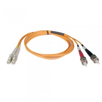 Tripp Lite Cable Fibra Óptica 2x LC Macho - 2x ST Macho, 2 Metros, Naranja - Envío Gratis