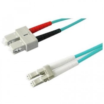 Panduit Cable Fibra Óptica OM3 LC Macho - SC Macho, 3 Metros, Turquesa - Envío Gratis