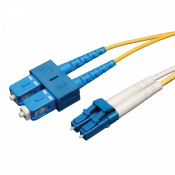 Tripp Lite Cable Fibra Óptica Duplex LC Macho - 2x SC Macho, 10 Metros, Amarillo - Envío Gratis