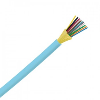 Panduit Cable de Distribución de 12 Fibras OM3, 50/125, 10 Gbit/s, Multimodo, Riser, 30cm, Azul Aqua - Envío Gratis