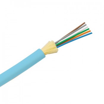 Panduit Cable de Distribución de 6 Fibras OM3, 50/125, 10 Gbit/s, Multimodo, Plenum, 30cm, Azul Aqua - Envío Gratis