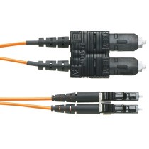 Panduit Cable Fibra Óptica SC Macho - LC Macho, 50/125, 3 Metros, Amarillo - Envío Gratis