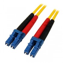 StarTech.com Cable Fibra Óptica Monomodo Dúplex LC Macho - LC Macho, 9/125, 1 Metro, Amarillo - Envío Gratis