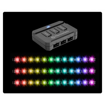 Thermaltake Kit Lumi Color 256C, LED RGB, 3 Tiras, 30cm - Envío Gratis