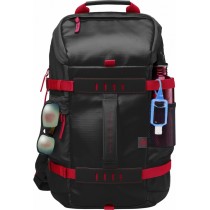 HP Mochila de Nilón Odyssey para Laptop 15.6'', Negro/Rojo - Envío Gratis