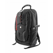 Klip Xtreme Mochila de Poliéster Transcender para Laptop 17", Negro/Rojo - Envío Gratis