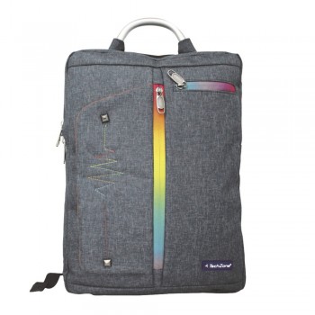 TechZone Mochila de Poliéster TZLBP01 para Laptop 15.6", Gris - Envío Gratis