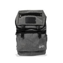 Ghia Mochila de Nylon/Poliéster GM-006 para Laptop 15.6", Negro/Gris - Envío Gratis