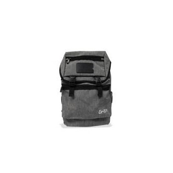 Ghia Mochila de Nylon/Poliéster GM-006 para Laptop 15.6", Negro/Gris - Envío Gratis