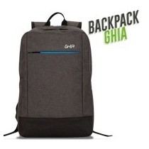 Ghia Mochila de Nylon / Poliéster GM-002 para Laptop 15.6 ", Azul / Gris - Envío Gratis