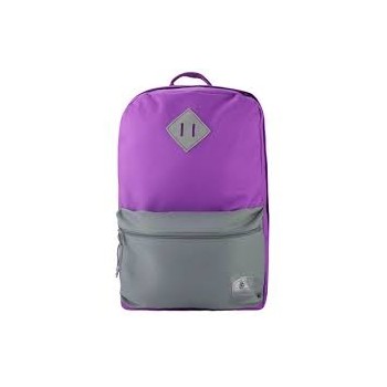 Acteck Mochila de PVC/Polyester CC-B93694 para Laptop 15'', Gris/Purpura - Envío Gratis