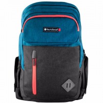 Techzone Mochila de Poliéster TZ16LBP30 para Laptop 15.6", Azul/Gris - Envío Gratis