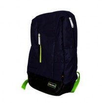 Tech Zone Mochila de Nílon para Laptop de 15.6'' Negro/Azul, Resistente al Agua - Envío Gratis