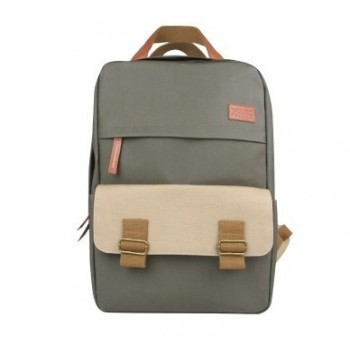 Perfect Choice Mochila Canvas para Laptop 14'' Cappuccino - Envío Gratis