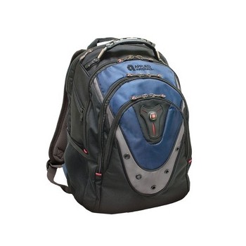 Wenger/SwissGear Mochila de Nylon/Poliéster IBEX para Laptop 17'', Negro/Azul - Envío Gratis