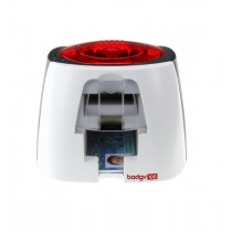 Evolis Badgy 100 Impresora para Tarjetas PVC, 260 x 300 DPI, Blanco/Rojo - Envío Gratis