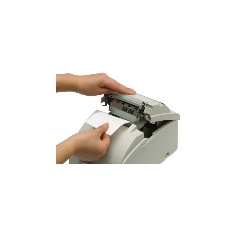 Epson TM-U220B, Impresora De Tickets, Matriz De Puntos, Ethernet, Blanco