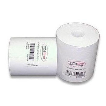 POSline Papel Autocopia RP2C, 76mm x 70mm, Blanco/Amarillo - Caja con 50 Rollos - Envío Gratis