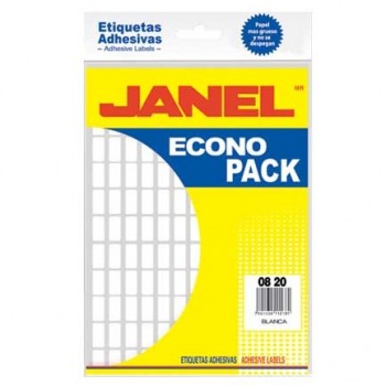 Janel Etiqueta Autoadhesiva EconoPack, Etiquetas de 20x105mm - Envío Gratis