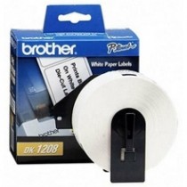 Brother Etiqueta de Dirección DK1208, 400 Etiquetas de 1.5'' x 3.5'', Blanco - Envío Gratis