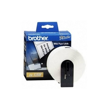 Brother Etiqueta de Dirección DK1208, 400 Etiquetas de 1.5'' x 3.5'', Blanco - Envío Gratis