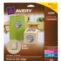 Avery Paquete de 225 Etiquetas Redondas de 2.5'' - Envío Gratis